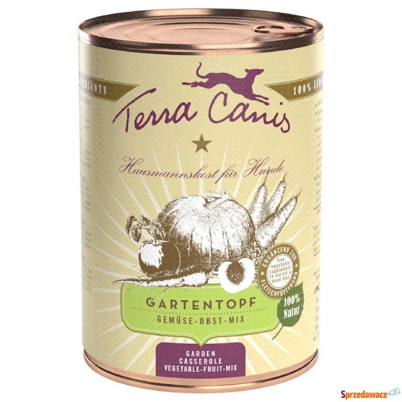 Terra Canis Gartentopf, 6 x 400 g - 6 x 400 g - Karmy dla psów - Grudziądz