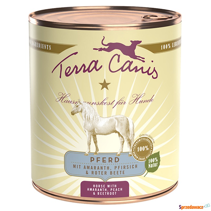 Terra Canis, 6 x 800 g - Konina z amarantem,... - Karmy dla psów - Szczecin