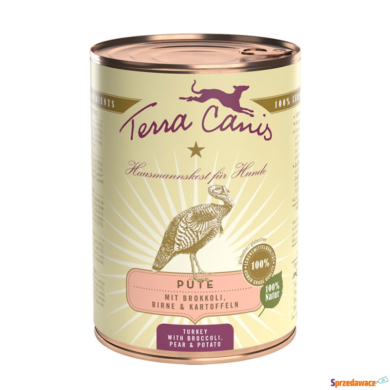Terra Canis Classic, 6 x 400 g - Indyk z brok... - Karmy dla psów - Suwałki