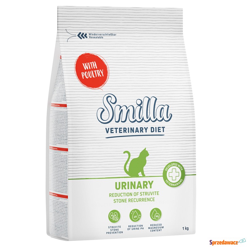 Smilla Veterinary Diet Urinary, drób - 1 kg - Karmy dla kotów - Piaseczno