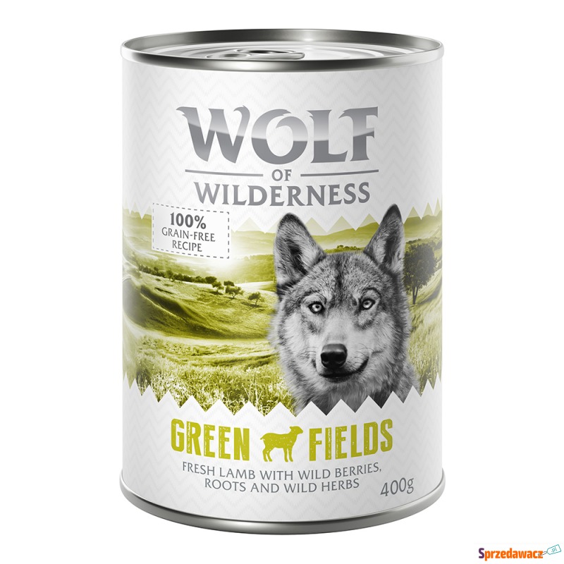 Wolf of Wilderness Adult, 6 x 400 g - Green F... - Karmy dla psów - Gdańsk