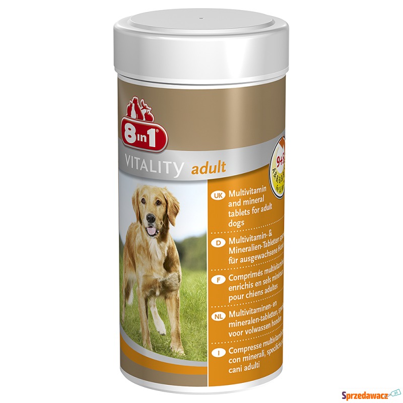 8in1 Delights Vitality Adult - 70 tabletek - Przysmaki dla psów - Orzesze