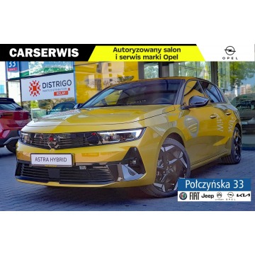 Opel Astra - GSe 1.6 PHEV AT8 225KM S/S Hybrid|Alcantara|Fotele AGR|Nawigacja