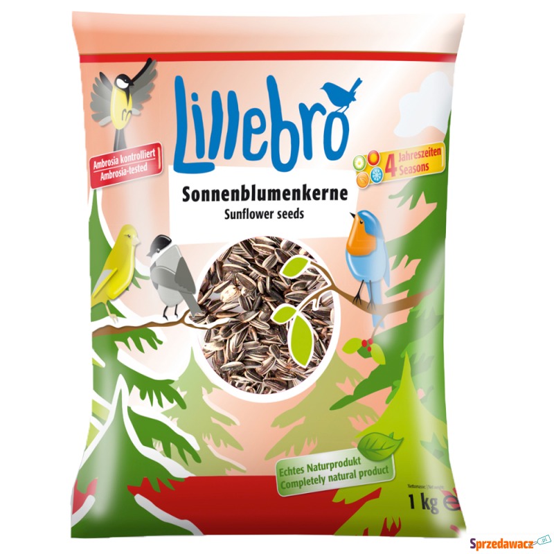 Lillebro ziarna słonecznika - 1 kg - Karmy dla ptaków - Olsztyn