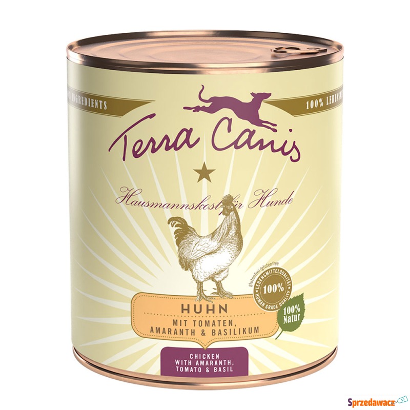 Terra Canis, 6 x 800 g - Kurczak z amarantem,... - Karmy dla psów - Stargard Szczeciński