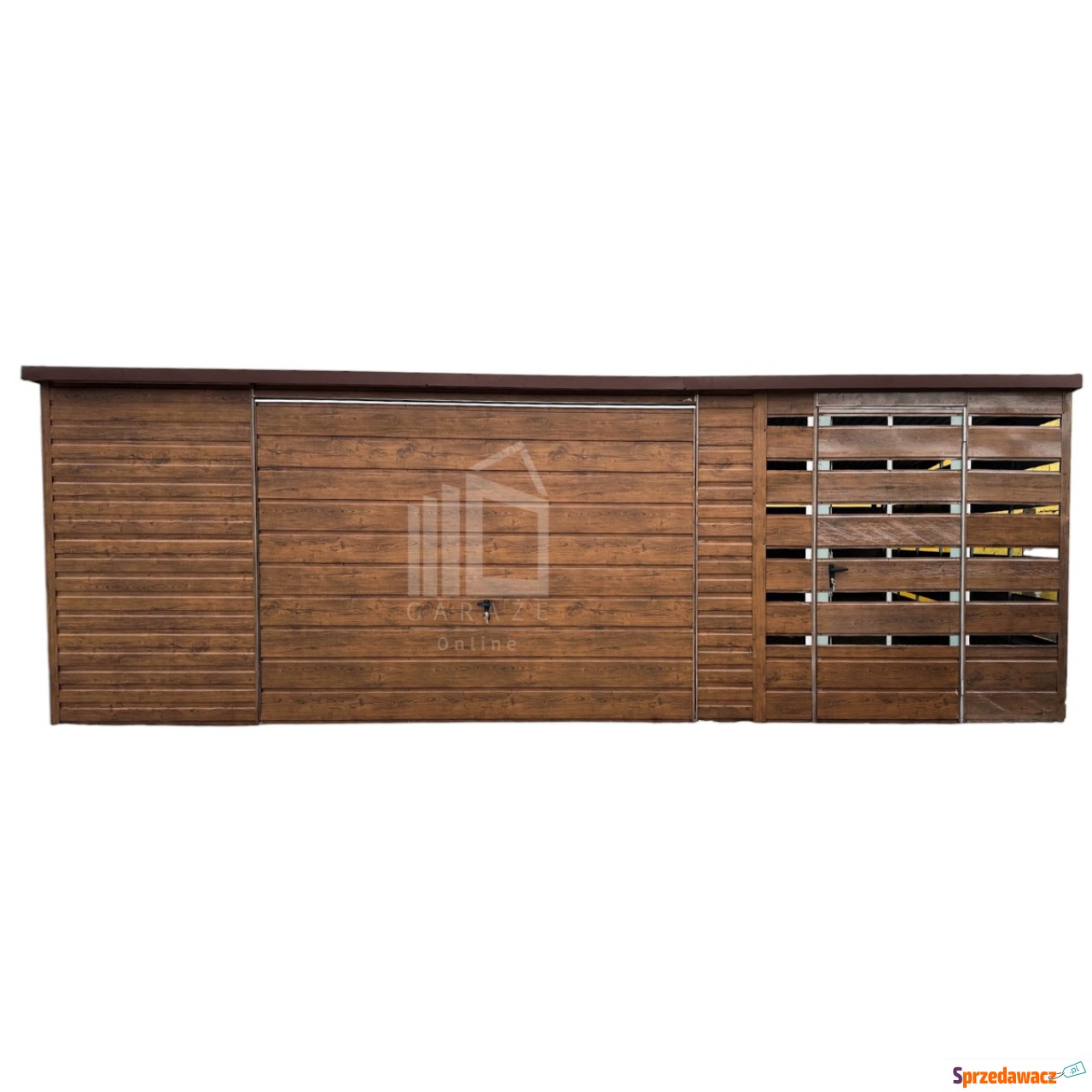 Garaż Blaszany 5x6 + wiata 2x6...