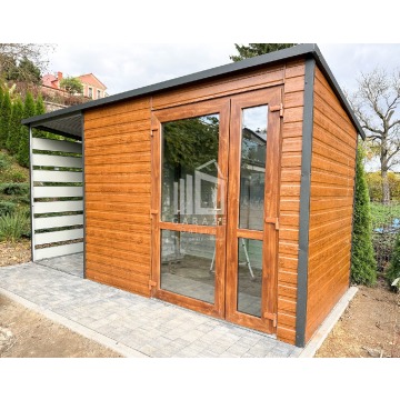 Schowek Domek Ogrodowy 2,5m x 2m + wiata 1,3m... - Altany, domki, namioty - Radom - zdjęcie 5