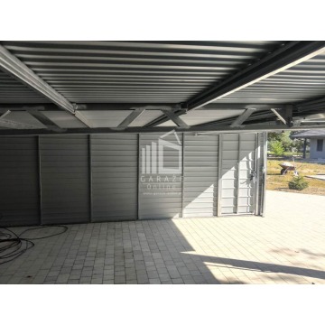 Garaż Blaszany 6m x 6m - wiata 3m - spad tył -... - Garaże i wiaty - Opole - zdjęcie 6