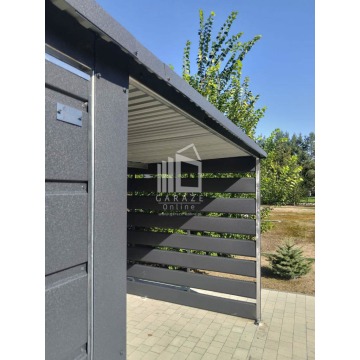 Garaż Blaszany 6m x 6m - wiata 3m - spad tył -... - Garaże i wiaty - Opole - zdjęcie 7