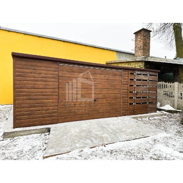 Garaż Blaszany 5x6 + wiata 2x6 Brama uchylna... - Garaże i wiaty - Leszno - zdjęcie 5