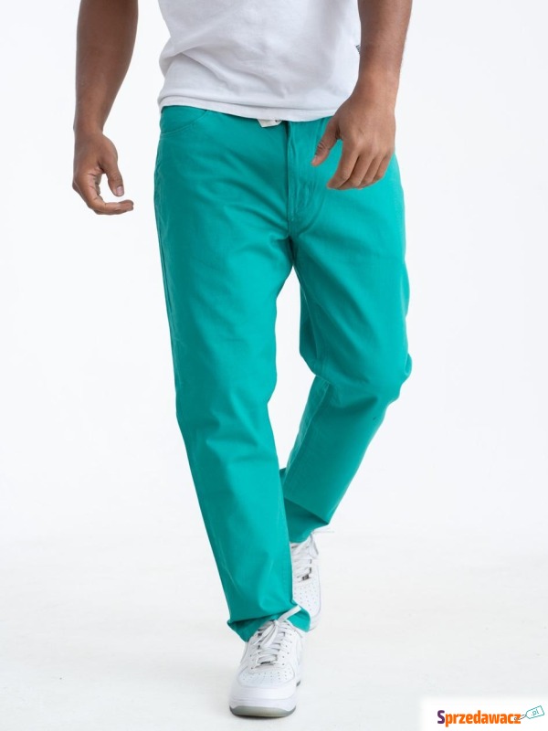 Spodnie Materiałowe Męskie Zielone Royal Blue... - Spodnie - Piotrków Trybunalski