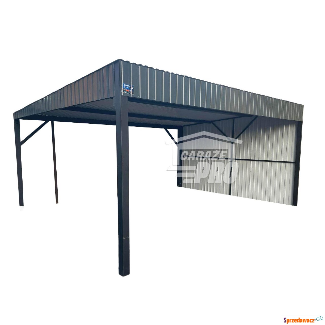 Wiata samochodowa CarPort 6x6 GP249