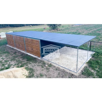 Garaż blaszany 9x6 + wiata 3x6 3x Brama uchylna... - Garaże i wiaty - Tczew - zdjęcie 8