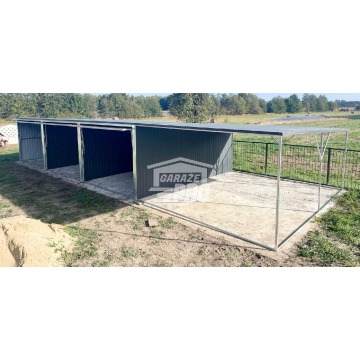 Garaż blaszany 9x6 + wiata 3x6 3x Brama uchylna... - Garaże i wiaty - Tczew - zdjęcie 12