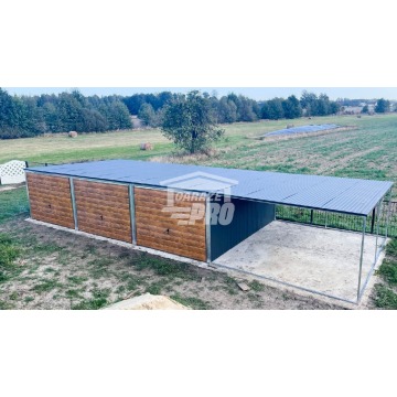 Garaż blaszany 9x6 + wiata 3x6 3x Brama uchylna... - Garaże i wiaty - Tczew - zdjęcie 10