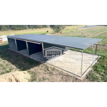 Garaż blaszany 9x6 + wiata 3x6 3x Brama uchylna... - Garaże i wiaty - Tczew - zdjęcie 6