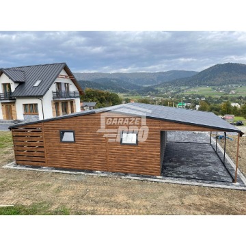 Garaż blaszany 6x6 + 2x wiata 3x6 2x Brama u... - Garaże i wiaty - Lubin - zdjęcie 7