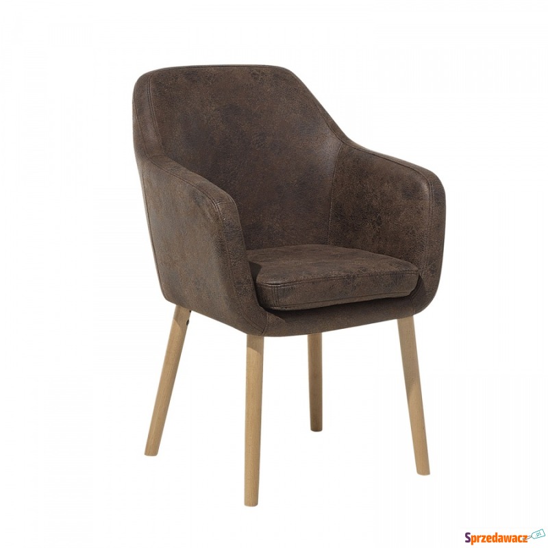 Krzesło do jadalni Old Style brąz Barovero - Krzesła do salonu i jadalni - Ostrołęka