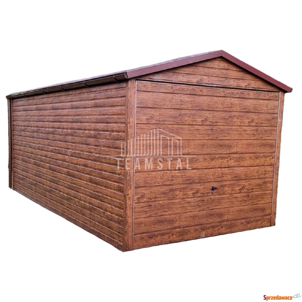 Garaż Blaszany 3m x 6m poziom -...