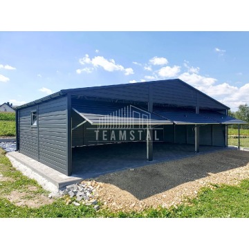 Garaż Blaszany 9m x 6m  dwuspad - 3x Brama + okno... - Garaże i wiaty - Radom - zdjęcie 4