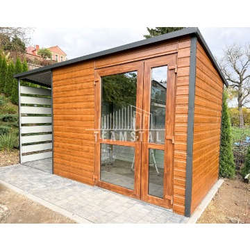 SCHOWEK - Domek Ogrodowy 2,5m x 2m + wiata 1,3m... - Garaże i wiaty - Żnin - zdjęcie 2