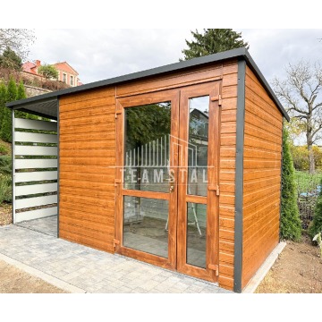 SCHOWEK - Domek Ogrodowy 2,5m x 2m + wiata 1,3m... - Garaże i wiaty - Żnin - zdjęcie 3