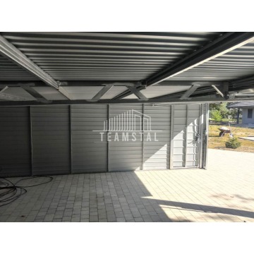 GARAŻ Blaszany 6m x 6m - wiata 3m - spad tył -... - Garaże i wiaty - Toruń - zdjęcie 6