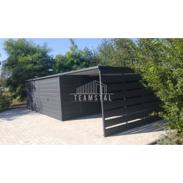 GARAŻ Blaszany 6m x 6m - wiata 3m - spad tył -... - Garaże i wiaty - Toruń - zdjęcie 8