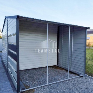 SCHOWEK - Domek Ogrodowy 3x3 + wiata 1,5m dach... - Garaże i wiaty - Malbork - zdjęcie 4
