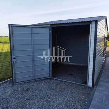 SCHOWEK - Domek Ogrodowy 3x3 + wiata 1,5m dach... - Garaże i wiaty - Malbork - zdjęcie 3