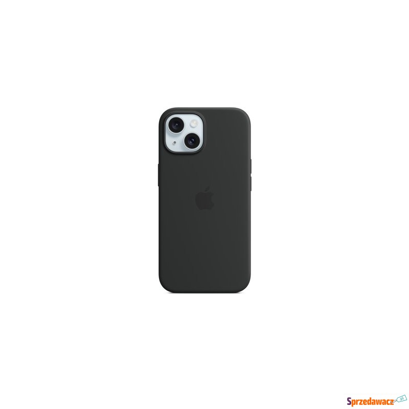 Etui Apple silikonowe z MagSafe do iPhone 15 czarne - Etui na telefon - Częstochowa
