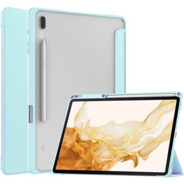 Etui Bizon Case Tab Clear Matt do Galaxy Tab S8 Plus / S7 Plus / S7 FE, błękitne