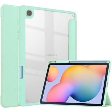 Etui Bizon Case Tab Clear Matt do Galaxy Tab S6 Lite 2024/2022/2020, miętowe