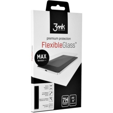 Szkło ochronne 3mk Flexible Glass Max iPhone 11 Pro Max, czarne