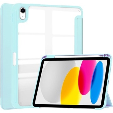 Etui Bizon Case Tab Clear Matt do Apple iPad 10 10.9 2022, błękitne