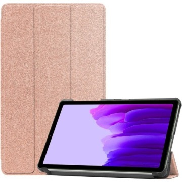 Etui Bizon Case Tab Croc do Galaxy Tab A7 Lite, różowozłote
