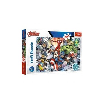  Puzzle 100 el. Sławni Avengers/Disney Marvel Trefl