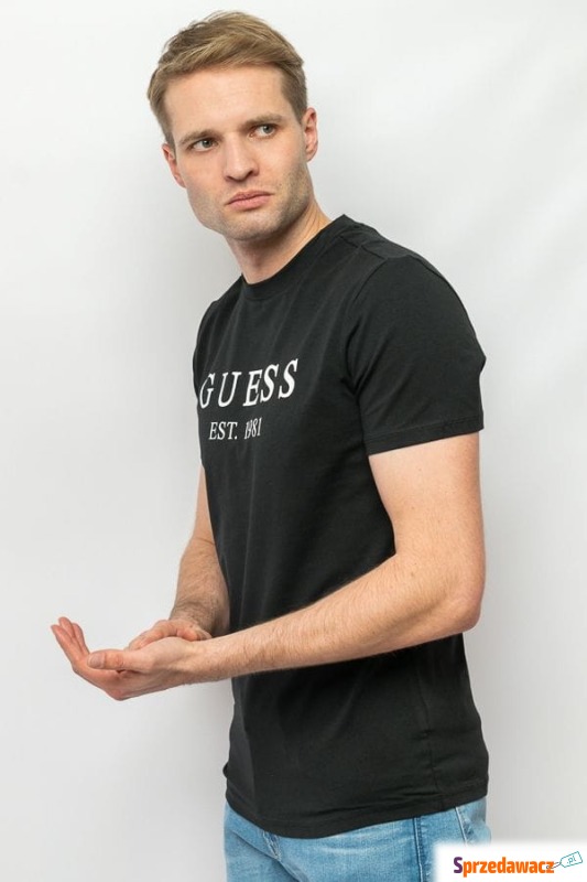 
T-shirt męski Guess U3YI00 K6YW0 czarny
 - Bluzki, koszulki - Pruszcz Gdański