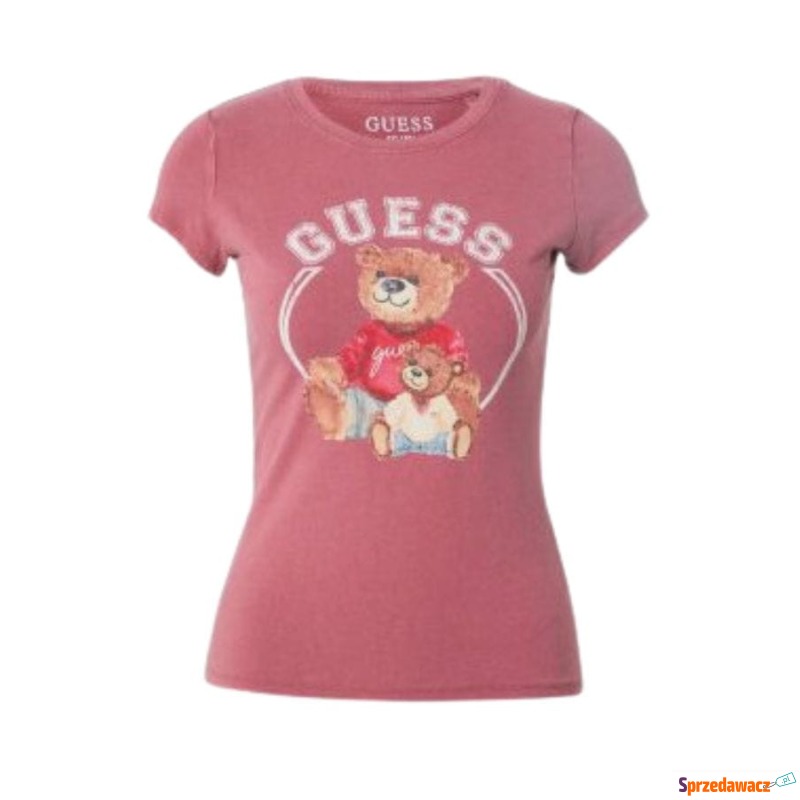 
T-shirt damski Guess W4RI87 K49A1 F5F5 czerwony - Bluzki, koszule - Gliwice