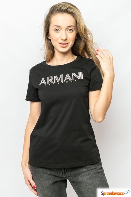 
T-shirt damski Armani Exchange 6RYT29 YJG3Z czarny - Bluzki, koszule - Gniezno