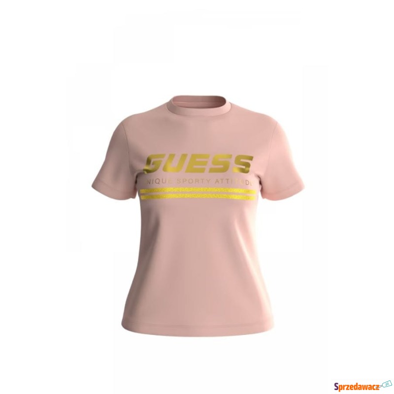 
T-shirt damski Guess V3BI13 I3Z14 różowy
 - Bluzki, koszule - Toruń