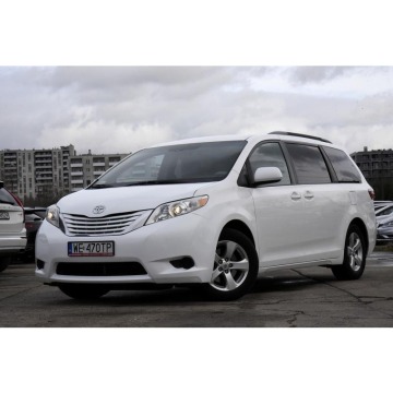 Toyota SIENNA 2015 prod. 3.5+LPG 266KM*LE*8-osobowy*Vat23%*DVD*El. Drzwi