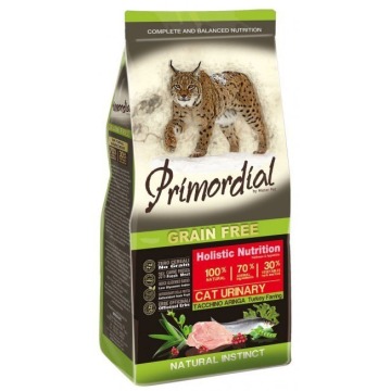 PRIMORDIAL grain free cat urinary turkey&herring 400g