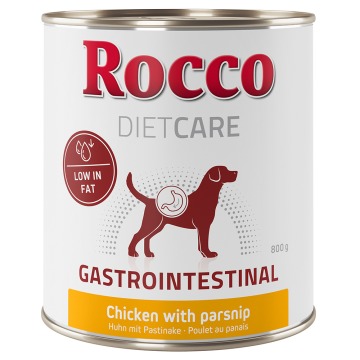 Rocco Diet Care Gastro Intestinal, kurczak z pasternakiem, 800 g - 6 x 800 g