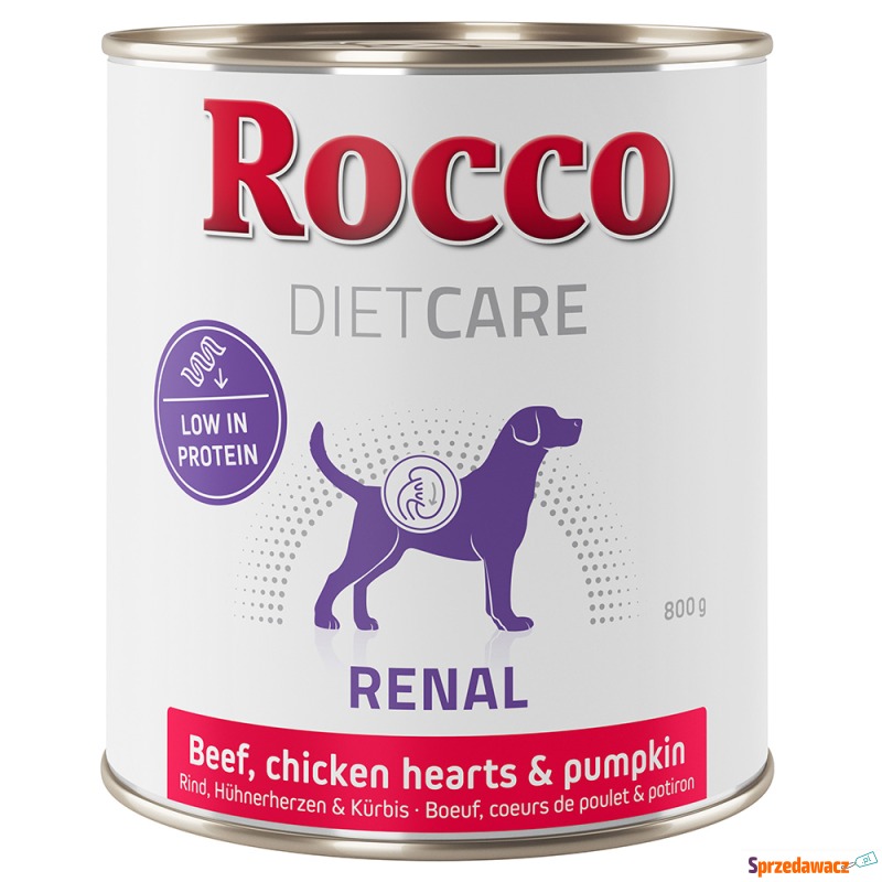 Rocco Diet Care Renal, wołowina z kurzymi sercami... - Karmy dla psów - Opole