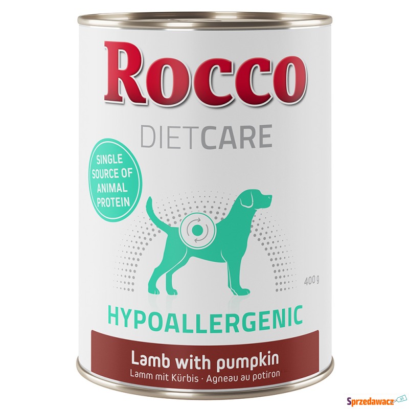 Rocco Diet Care Hypoallergen, jagnięcina 6 x 400... - Karmy dla psów - Włocławek