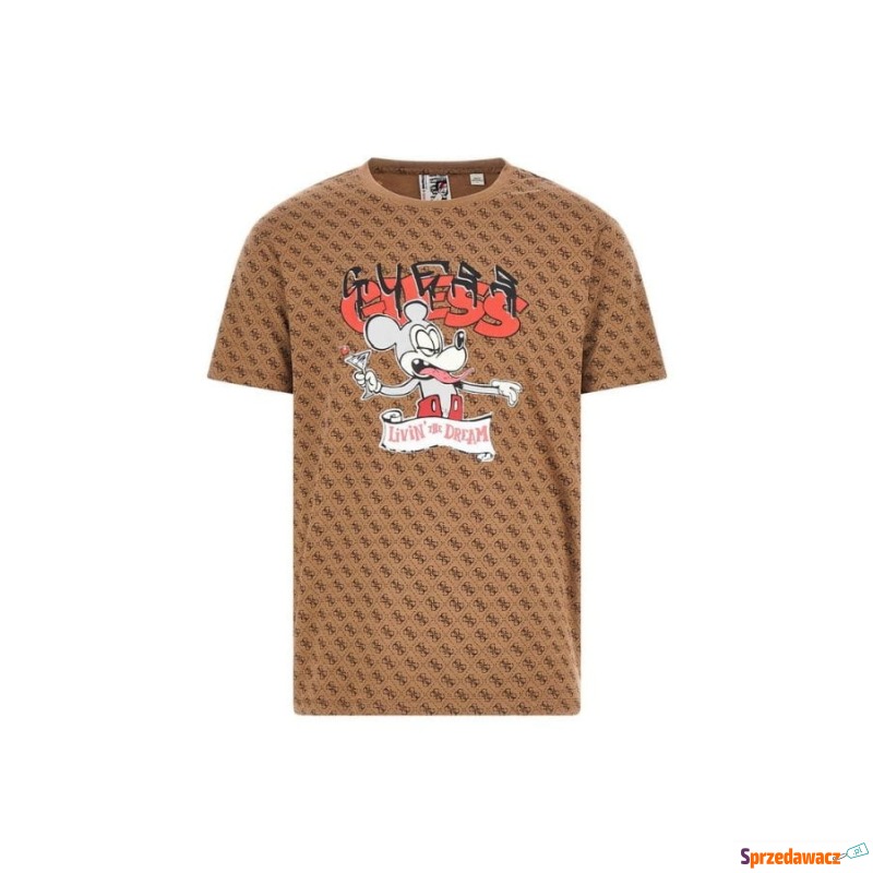 
T-shirt męski Guess M3BI98 JR06K brązowy
 - Bluzki, koszulki - Radom