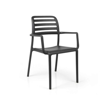 Krzesło Costa Arm Nardi - Antracyt
