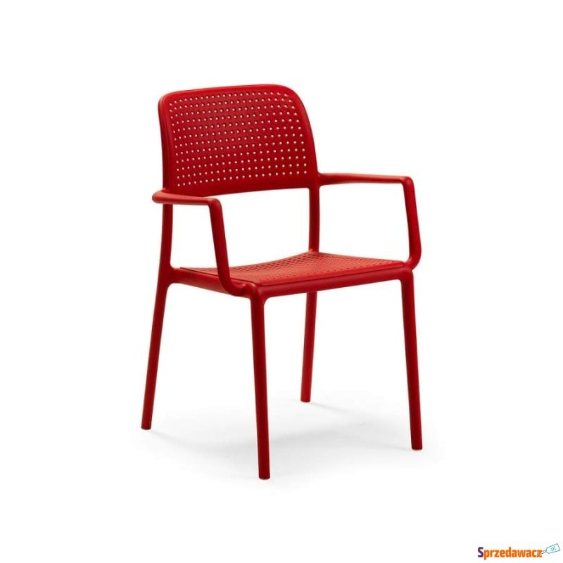 Krzesło Bora Arm Nardi - Rosso - Krzesła kuchenne - Legnica