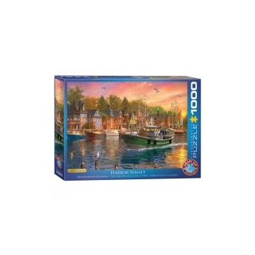  Puzzle 1000 el. Harbor Sunset Eurographics